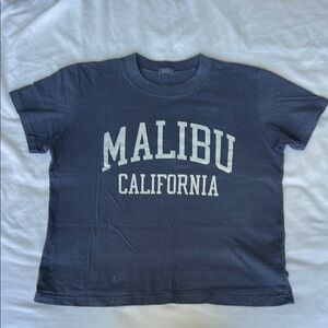 Malibu California Brandy Melville Navy T-Shirt
